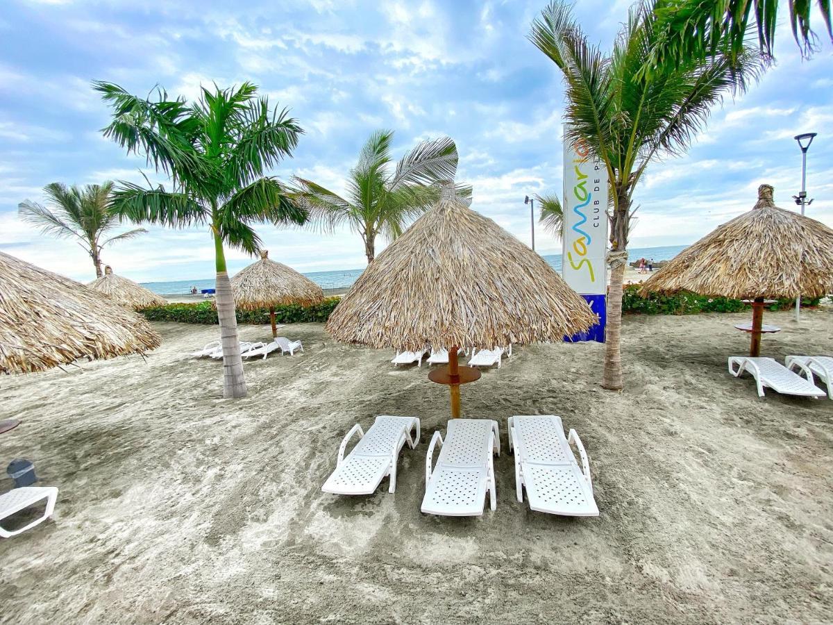 Apartamento Encantador Samaria Club De Playa, 3 Alcobas 6 Personas Playa Privada Santa Marta  Exterior photo